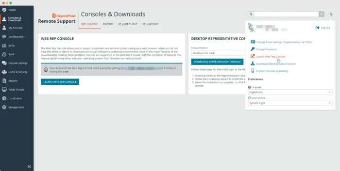 Удаленная поддержка BeyondTrust